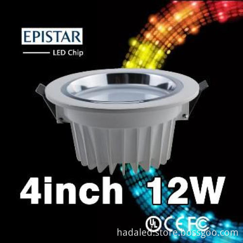 Excellent led chip ceiling 12w led downlight